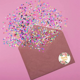 25mm Flower Painted Thank You Stickers for Mother's Day