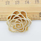 25mm Women's High Classic CZ Multi-Color Rose Earrings