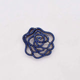 25mm Women's High Classic CZ Multi-Color Rose Earrings