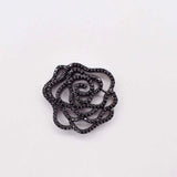 25mm Women's High Classic CZ Multi-Color Rose Earrings