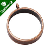 25mm Round Open Back Bezel Pendant for Resin Jewelry