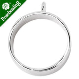 25mm Round Open Back Bezel Pendant for Resin Jewelry