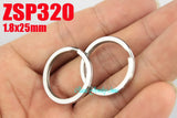 25mm Stainless Steel Key-ring Split Key Rings 100pcs