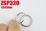 25mm Stainless Steel Key-ring Split Key Rings 100pcs