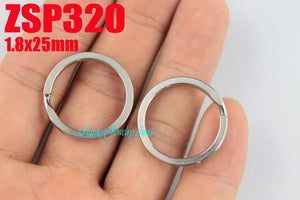 25mm Stainless Steel Key-ring Split Key Rings 100pcs