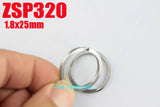 25mm Stainless Steel Key-ring Split Key Rings 100pcs