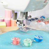 25pc Sewing Machine Bobbins Spools Set w/ Storage Box Sewing Kit DIY Acce