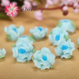 25pc/lot 13m Flatback Flower Beads for Earring Making Accessory