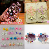25pc/lot 13m Flatback Flower Beads for Earring Making Accessory