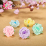 25pc/lot 13m Flatback Flower Beads for Earring Making Accessory