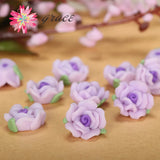 25pc/lot 13m Flatback Flower Beads for Earring Making Accessory