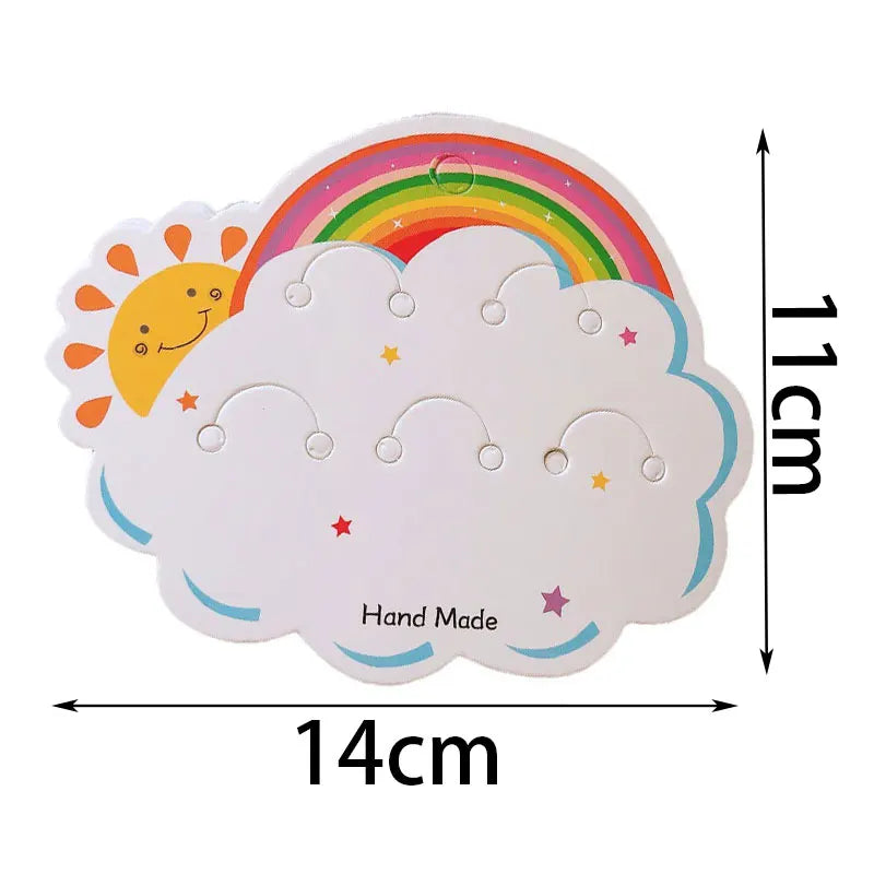 25pcs Headband Hair Band Packing Paper Card DIY Jewelry Child Girl Display Tag