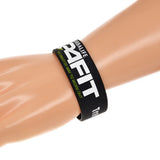 25pcs 24H Fit Train Dirty Eat Clean Stay Fit Silicone Bracelet Adult Size