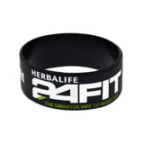25pcs 24H Fit Train Dirty Eat Clean Stay Fit Silicone Bracelet Adult Size
