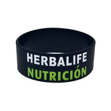 25pcs 24 Hour Nutricion Silicone Wristband Debossed and Filled 1 Inch