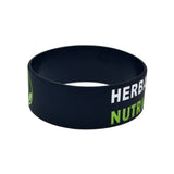 25pcs 24 Hour Nutricion Silicone Wristband Debossed and Filled 1 Inch