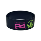 25pcs 24 Hour Nutricion Silicone Wristband Debossed and Filled 1 Inch