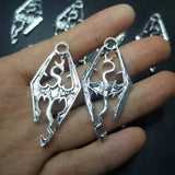 25pcs Vintage Tibetan Silver Animal Charms Pendant 24x48mm DIY Jewelry Making