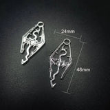 25pcs Vintage Tibetan Silver Animal Charms Pendant 24x48mm DIY Jewelry Making