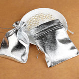 25pcs Fabric Packing Gift Bags Jewelry Packaging Drawstring Pouch