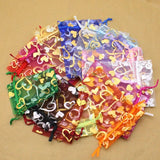 25pcs Organza Love Sack Drawstring Bags Jewelry Wedding Party Gift Bag