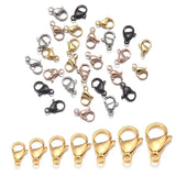 25pcs Stainless Steel Lobster Clasp Hooks Jewelry Findings DIY Necklace Bracelet