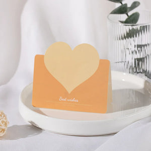25pcs Colorful Heart Shaped Greeting Card Gift Tags for Wedding Birthday Party