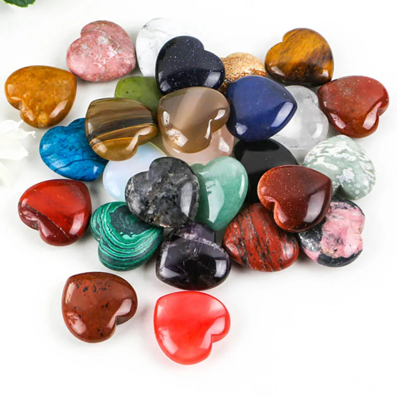25pcs Colorful Natural Rose Quartz Chips Crystal