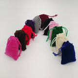 25pcs Velvet Bags Jewellery Pouches Drawstring Gift Bag for Jewlery
