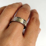 25pcs LOVE Heart Stainless Steel Ring 6mm Gift Wedding Engagement Jewelry