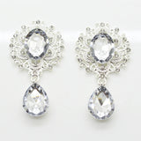 25pcs Clear 25mm*45mm Crystal Pendants Wedding DIY Jewelry Craft