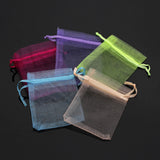 25pcs Organza Bags Gift Storage Wedding Drawstring Pouches Christmas Gift Bags