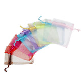 25pcs Organza Bags Gift Storage Wedding Drawstring Pouches Christmas Gift Bags