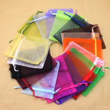 25pcs Organza Bags Gift Storage Wedding Drawstring Pouches Christmas Gift Bags