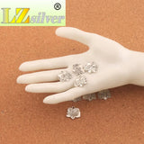 25pcs Love Letter Heart Charm Pendants Spacer Beads Jewelry DIY