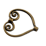 25pcs Open Heart Frame Charm Beads 20.5x20mm in Silver/Gold/Bronze Pendants DIY
