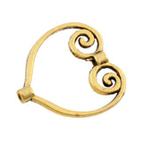 25pcs Open Heart Frame Charm Beads 20.5x20mm in Silver/Gold/Bronze Pendants DIY