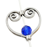 25pcs Open Heart Frame Charm Beads 20.5x20mm in Silver/Gold/Bronze Pendants DIY