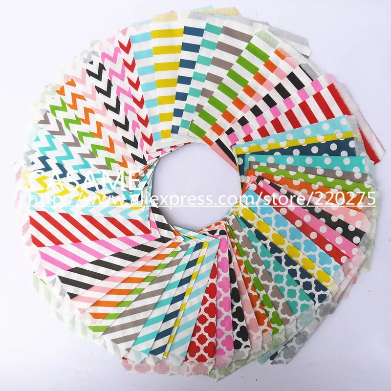25pcs Paper Bag Wedding Party Favor Candy Gift Bags Food Packaging