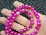 25pcs Hand-Carved Peach Blossom Beads 8-12mm Jewellery Accessories