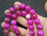 25pcs Hand-Carved Peach Blossom Beads 8-12mm Jewellery Accessories