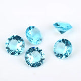 300pcs Mix Round Birthday Glass Stone & CZ Gemstone 4mm~12mm