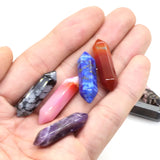 25pcs Chakra Wands Natural Healing Crystals Stone Magic Wand Home Decor