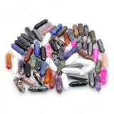 25pcs Chakra Wands Natural Healing Crystals Stone Magic Wand Home Decor