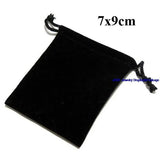 25pcs Velvet Drawstring Jewellery Gift Bag Mini Pouch Wedding Packaging 7*9cm