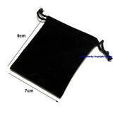 25pcs Velvet Drawstring Jewellery Gift Bag Mini Pouch Wedding Packaging 7*9cm