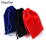 25pcs 9x12cm Velvet Jewelry Packaging Wedding Gift Bags
