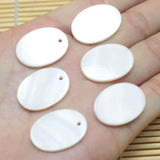 2021 18X25mm Natural Oval Cut Mother Pearl Shell for DIY Jewelry