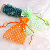 25pcs/lot Organza Bags Drawstring Pouch Wedding Candy Gift Jewelry Packaging