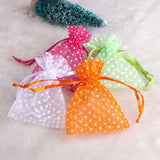 25pcs/lot Organza Bags Drawstring Pouch Wedding Candy Gift Jewelry Packaging